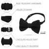 Bow Tie House Mens Pre-Tied Soft Crape Bow Tie for