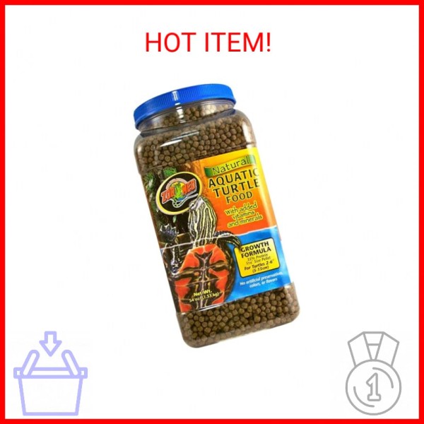 Zoo Med Aquatic Turtle Food Growth Formula, 54 oz.