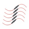 sourcing map Inline Screw Type Fuse Holder 22 Gauge AWG