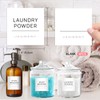 HVSWLY 32PCS White Laundry Labels for Jars，Laundry Stickers for Containers,