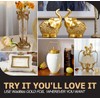 Wadities Imitation Gold Leaf Sheets - 100 Gold Foil Sheets