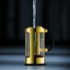 Bodum New Chambord Kaffeebereiter 8 Tassen, Chrom, Gold, 1 Litre