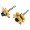 zmart Tan & Groove Router Bit 3 Tooth T Shape
