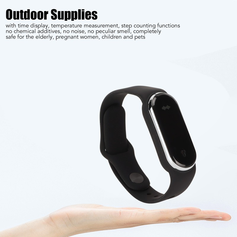 Ultrasonic Mosquito Repellent Bracelet Fast Charging Time Display Temperature Measurement