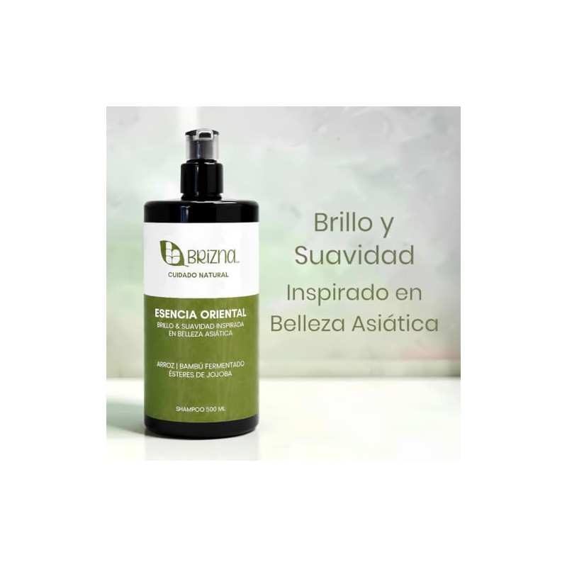 Brizna Esencia Oriental Shampoo con Arroz, Bambú y Jojoba |