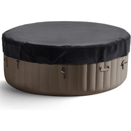 Aurragiy - Cubierta redonda para bañera de hidromasaje, poliéster 420D, impermeable, cubiertas para spa de repuesto para bañera de hidrom...