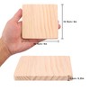 Geytetqi 36 PCS Unfinished Wood Coasters, 4 x 4 Inch