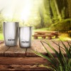 Pontique Stainless Steel Cups Set of 4 - Small &