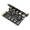 UP5300 5 Ports USB 3.1 PCIe Expansion Card 5Gbps Fast
