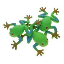 TOYANDONA 3pcs Vent Frog Squeeze Toys Animal Toy Stress Toys Pressure Relief Toys Toy Stretchy Frog Toy Squeezing Stretch Toy Tiny Toy Squeeze Frog Toy for Anxiety Soft Rubber