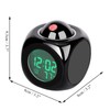 With Voice Talking LED Time Temperature for Bedroom，Projection Alarm Clock