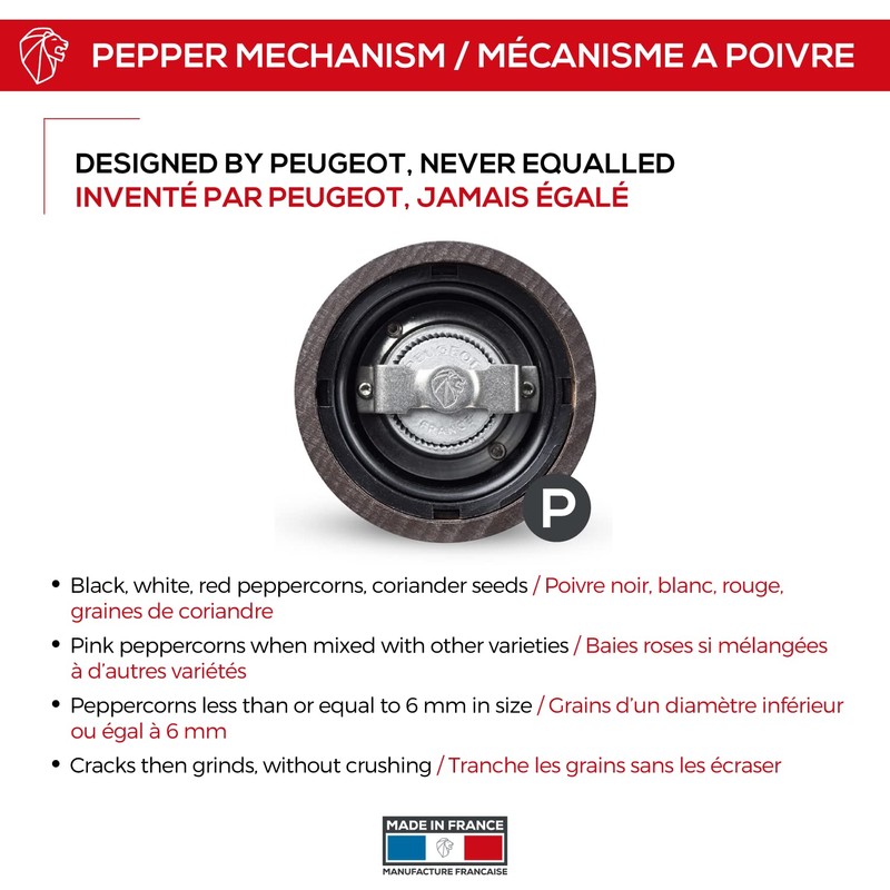 Peugeot Paris U'Select 10.75-Inch Pepper Mill, Chocolate