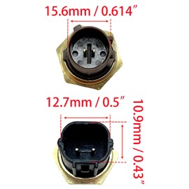 HYNYHT Engine Coolant Temperature Sensor Radiator Coolant Thermo Fan Switch 37870-PLC-004 and 37760-P00-003 Compatible with Integra RSX Accord Civic CR-V S2000