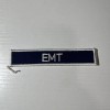 Unbranded EMT Tab Patch Work Uniform Medical 5”x1” Silver On