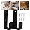 AOKWAWALIY 1 Set Rubberized Ladder Hooks Bunk Bed Stair Only