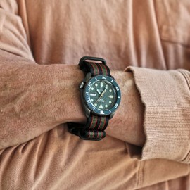 Da Luca Ballistic Nylon Military Watch Strap - Goldfinger (PVD Buckle) : 22mm