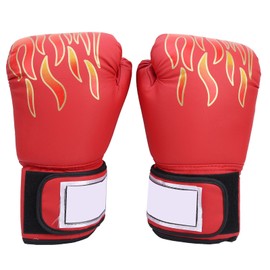 1Pair Universal Adult Boxing Glove PU Leather Sandbag Sanda Muay Thai Training AccessoryRed