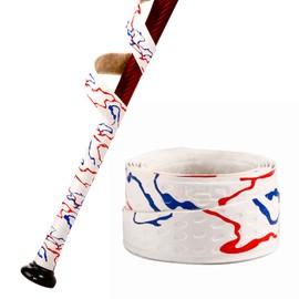 insum Baseball Bat Grip Tapes Softball Bat Wrap Grip Tape 1.1mm (White ASP)