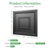 STICKGOO Black Drop Ceiling Tile 2ft x 2ft, Ceiling Panel