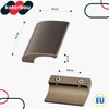 KOTARBAU Balcony Door Handle Gold Patio Door Handle DE LUXE