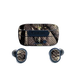 MightySkins Carbon Fiber Skin for Skullcandy Sesh True Wireless Earbuds - Tree Camo | Protective, Durable Textured Carbon Fiber Finish | Easy to Apply, Remove, and Change Styles | Made in The USA