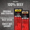 Jack Link's Beef Steak, Original and Teriyaki - Protein Snacks,