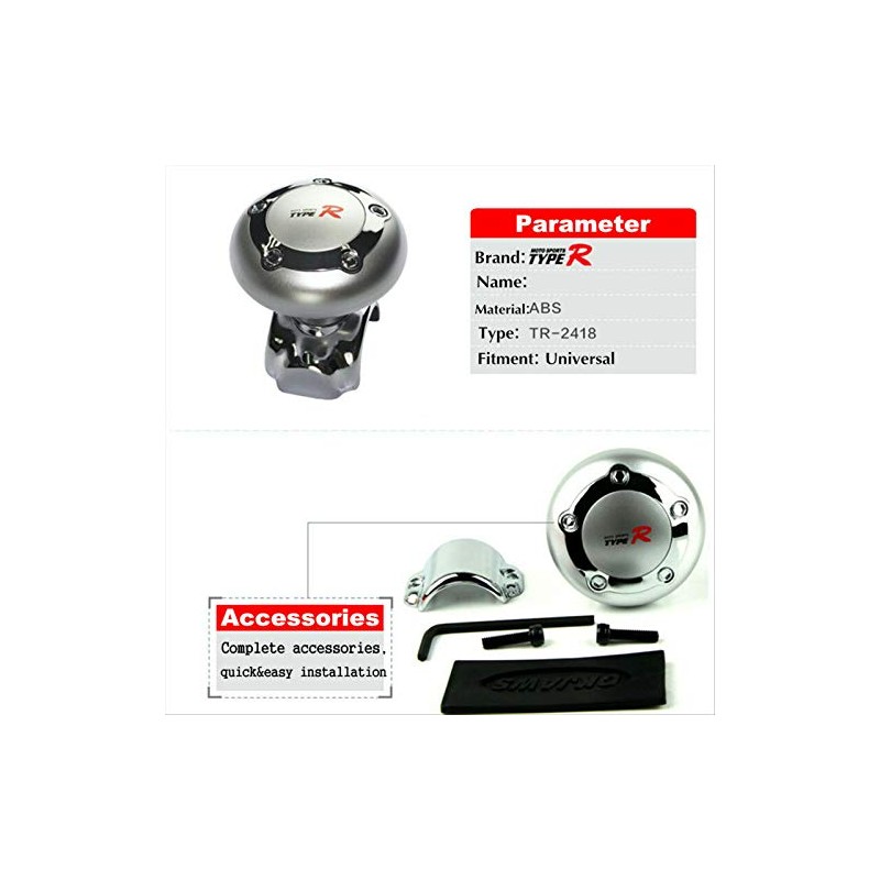 Baceyong Steering Wheel Spinner for Car Truck Handle Assist Spinner