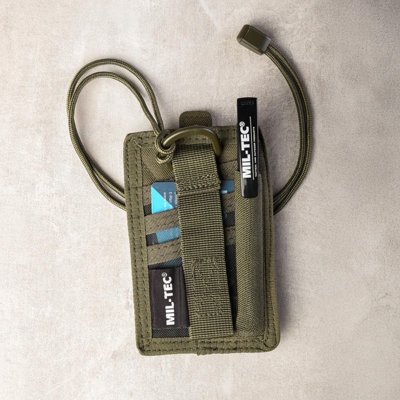 Mil-Tec ID Card Case, Tactical ID Card Holder, MOLLE Compatible