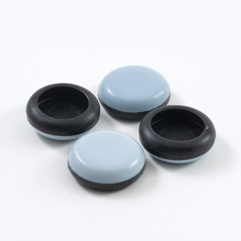 Magic Slider 4-Piece|Size- 7/8"–1"| Round Furniture Sliders | Self-Adhesive Floor