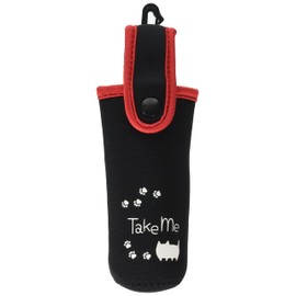 Ceramic Indigo Petite Bottle Holder, Black, Size: Approx. W7 D4.8 x H12 98157