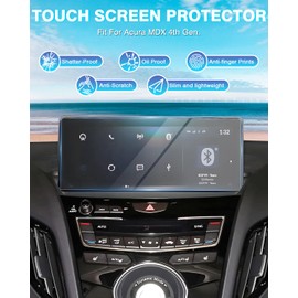 Karltys [Upgrade] 2 Pack Acura MDX 2022-2024 12.3 Inch Screen Protector [Military-Grade Sturdy] [No Glare & Fingerprint for Touchscreen Tempered Glass Navigation Screen Cover