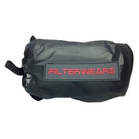 FILTERWEARS Black Water Repellent Pre-Filter K349K Fits K&N Air Filter SN-2620 3.0"T x 4.0"B x 6.0"H