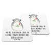 Mr. & Mrs. Panda Set of 10 Coasters Chinchilla Flower