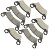 Caltric Front and Rear Brake Pads for Polaris Ranger 570