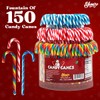 Christmas Candy Canes Tutti Frutti, Blue/White Peppermint, Red and White