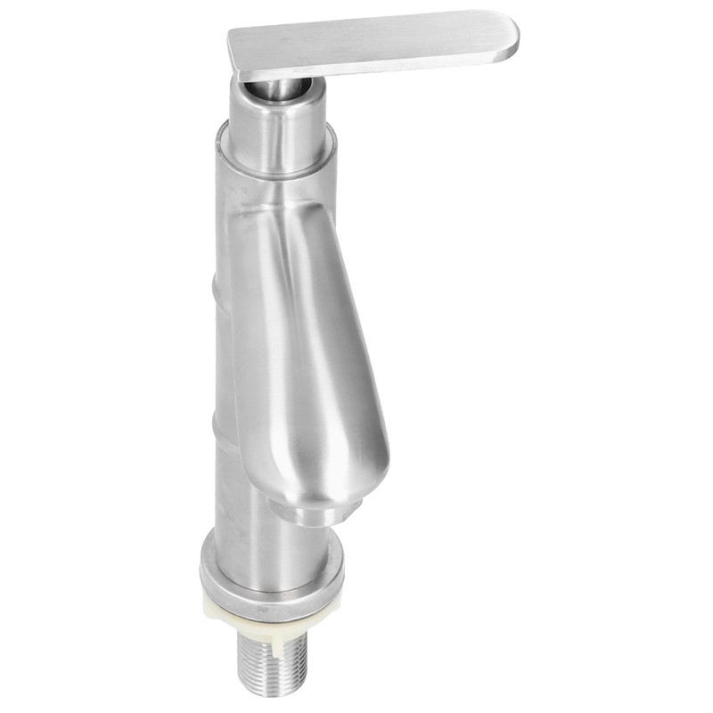 Bamboo Shape Stainless Steel Basin Faucet Cold Water Sink Faucet
