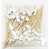 AILEXI Cocktail Sticks 100 Counts Wooden Toothpicks Party Supplies frill