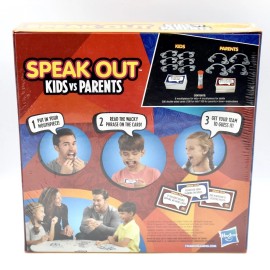 Hasbro Speak Out Kids Vs Parents Game Mouthpiece Family Challenge Hasbro Gaming Ages 8+