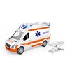 Teorema 1:12 Scale Ambulance Play City Instant Toy for Children,