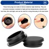 Tnisesm 130PCS 8 Sizes Black Rubber Plugs for Round Holes