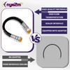 1/2" x 20" Stainless Steel Braided Air Compressor Discharge Hose