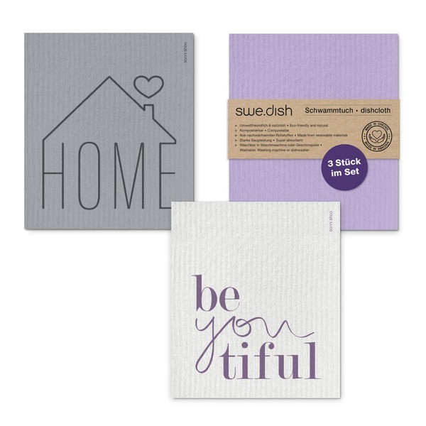 Sanni Shoo Compostable Sponge Cloths from Sweden: Sustainably Washable &