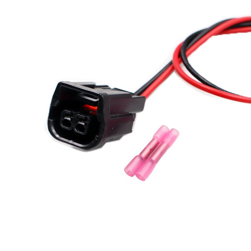 2-Pin Horn Connector Pigtail Plug Compatible with Honda Civic 2016-2023