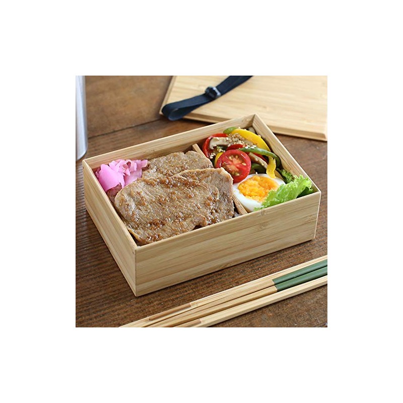 Kochosai Kosuge 1-Tier Lunch Box, Black