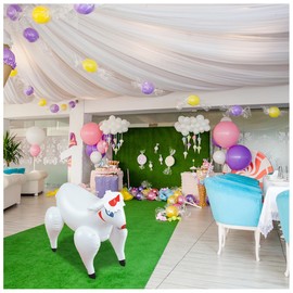 Fancy Pants FunTime Inflatable Sheep – Adorable Blow-Up Sheep for Parties, Events, Themed Gatherings and Fun Décor (1 Pack)