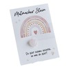 Geschenk Glücksbringer zur Einschulung | Regenbogen in Rosa | Mutmacher