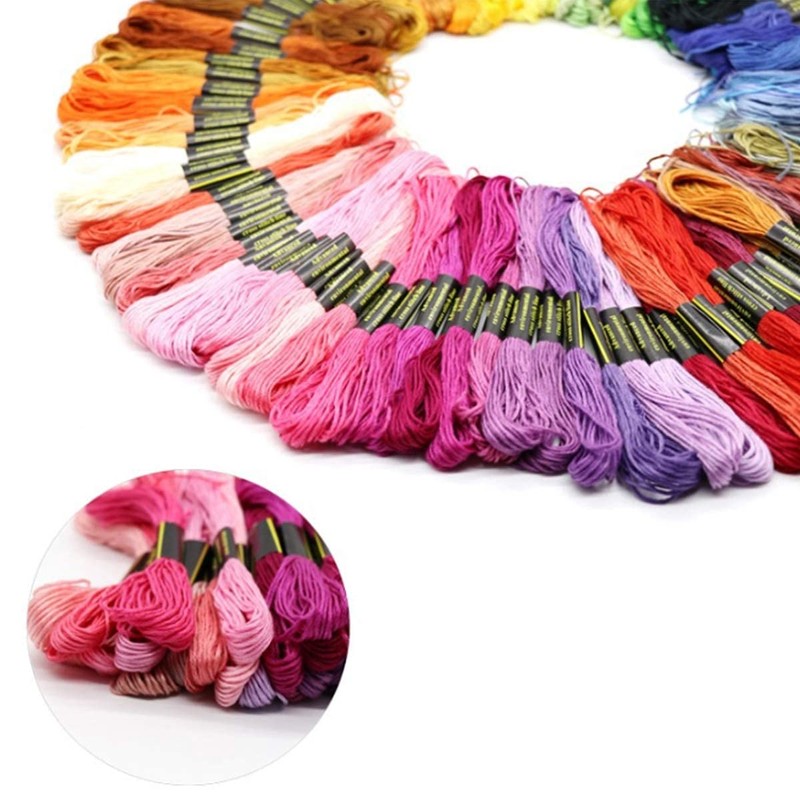 Maxee 150 Colours Embroidery Thread, Rainbow Colour, Embroidery Thread Used