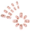 OHWODA Spring Press on Nails Short Square False Nails with