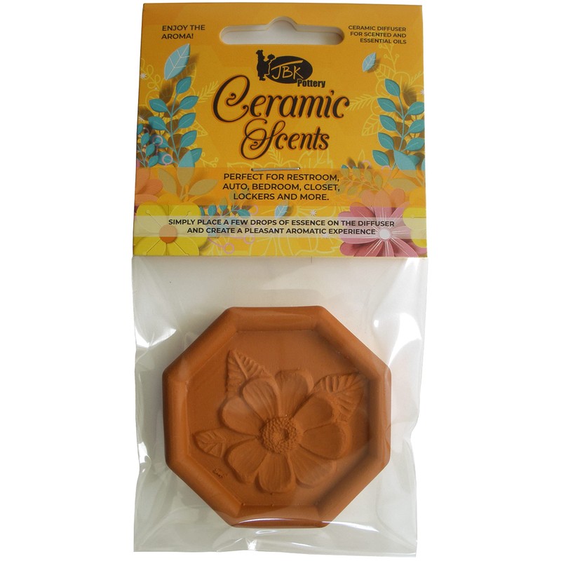 JBK Pottery Ceramic Clay Diffuser – Passive Aromatherapy Oil Diffuser
