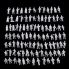 Gutshof miniaturen H0 Figures Unpainted Miniature Model Making Accessories Worker